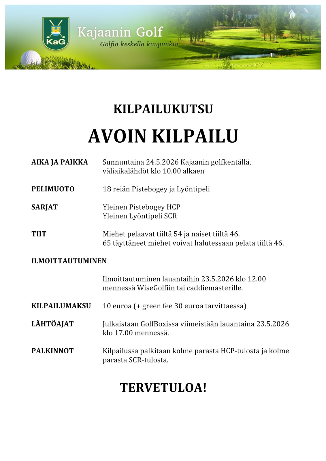Viikkokisat käynnistyvät keskiviikkona 20.5.