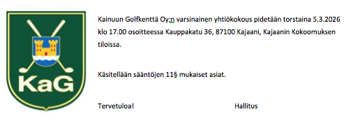Kajaanin Golf
