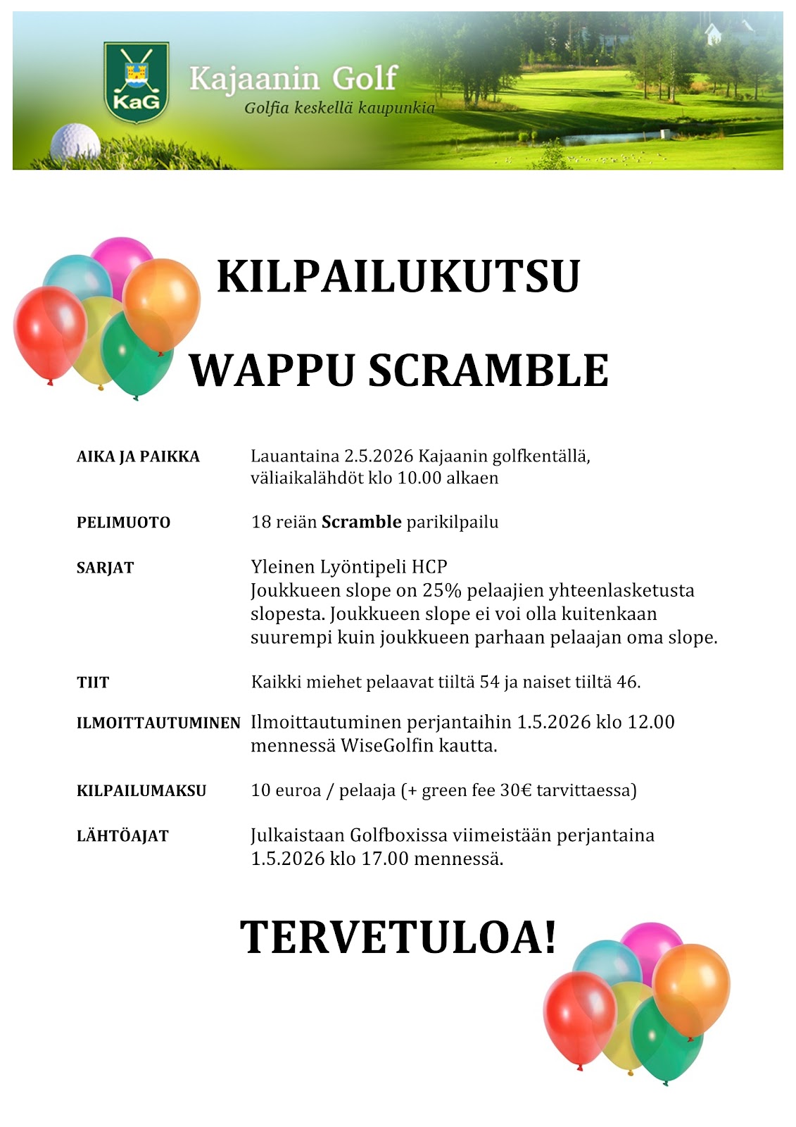 Kentän kuulumisia 28.4.2026